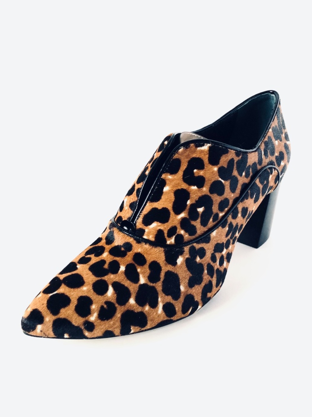 Johnston & Murphy Genuine Calf Hair Laceless Oxford